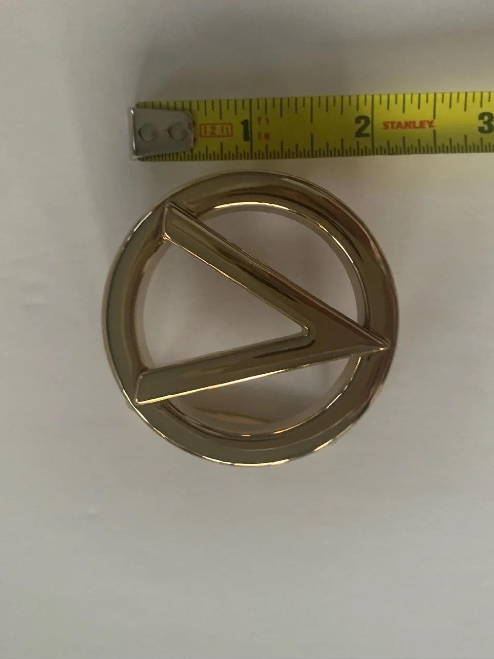 Authentic Valentino Gold Belt Buckle V Monogram - Picture 6 of 7